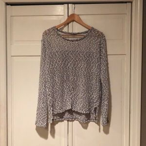 Sparkly Silver Aeropostale Sweater- Good as New!